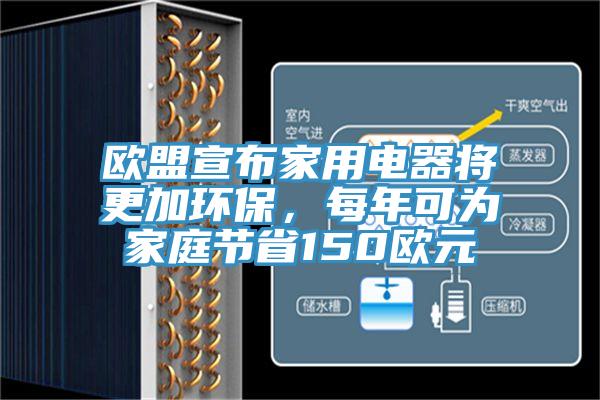 欧盟宣布家用电器将更加环保，每年可为家庭节省150欧元